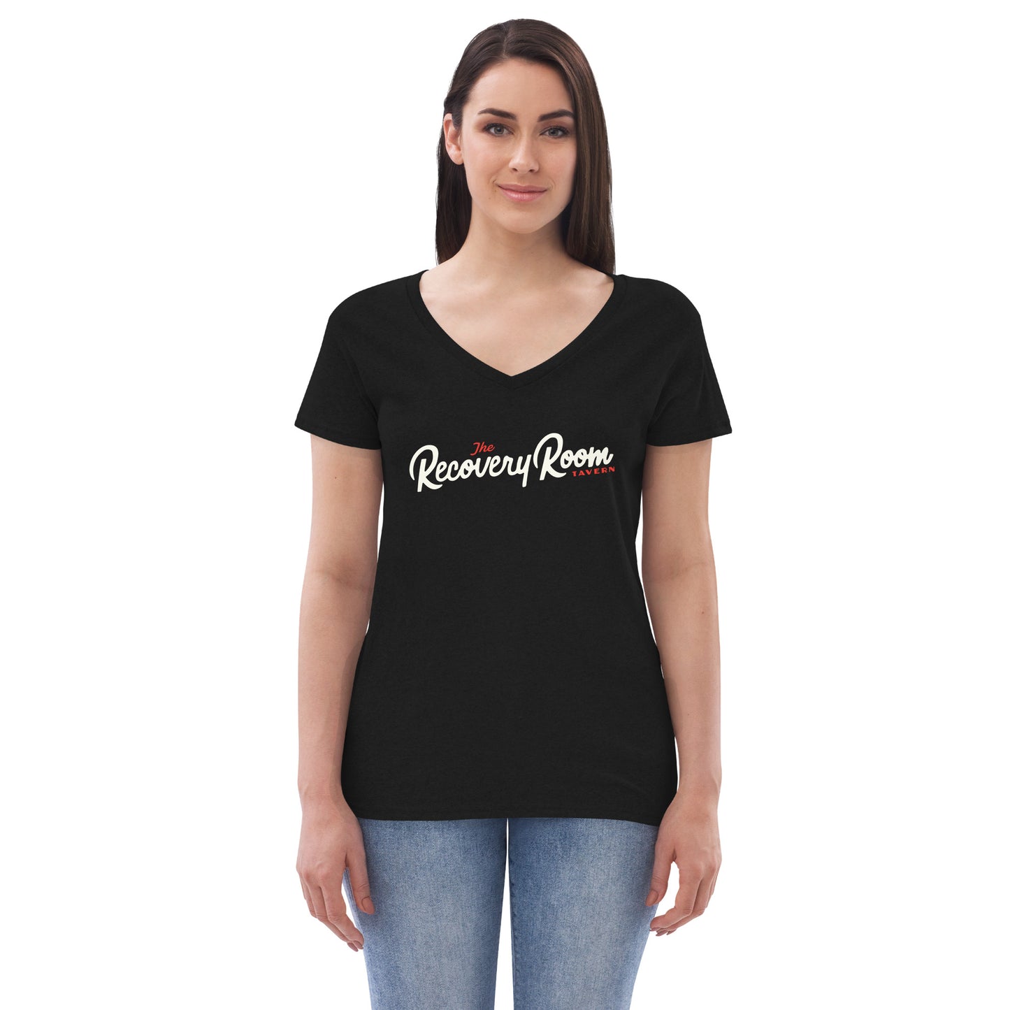 Dr. Rec Room Women’s recycled v-neck t-shirt