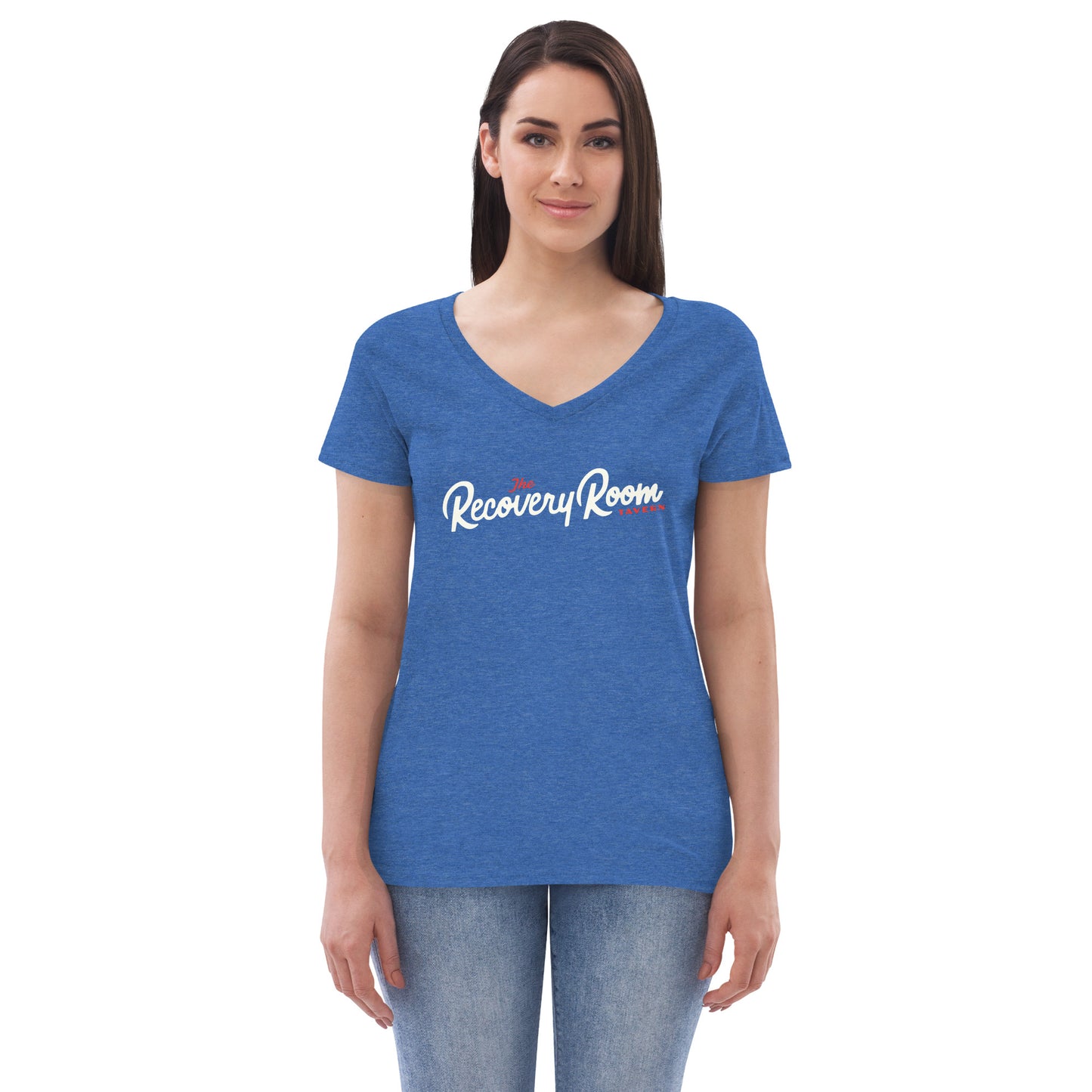 Dr. Rec Room Women’s recycled v-neck t-shirt