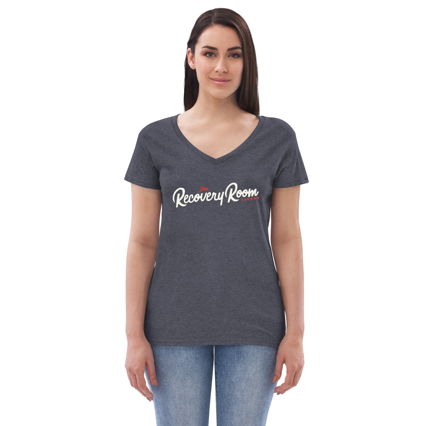 Dr. Rec Room Women’s recycled v-neck t-shirt