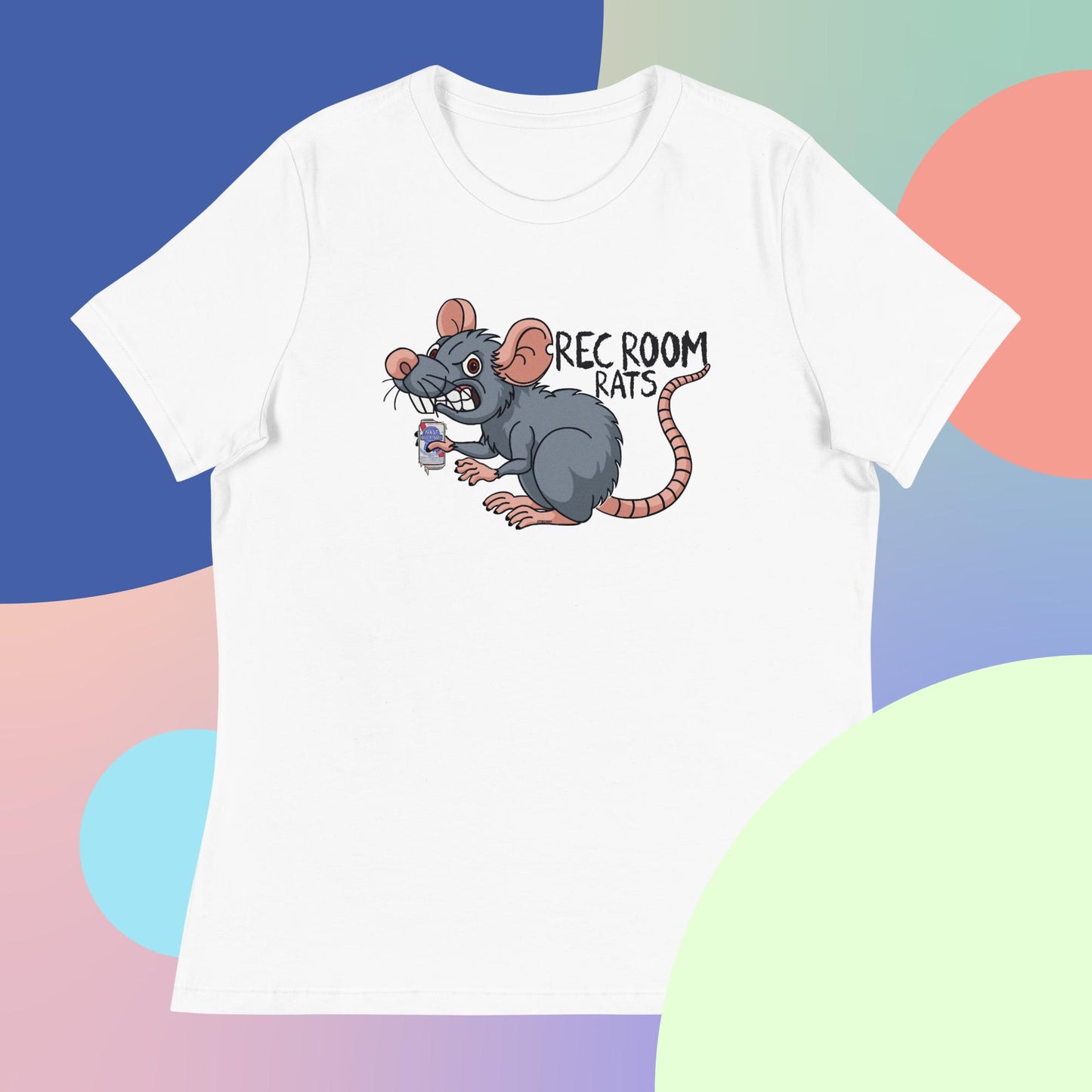 Official Rec Room Rats by Kennan Women's Relaxed T-Shirt